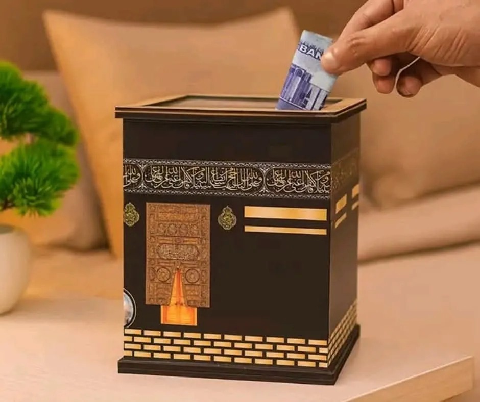 Kabba Umrah Saving Bank Box – Kaaba Design Islamic Money Saving Box