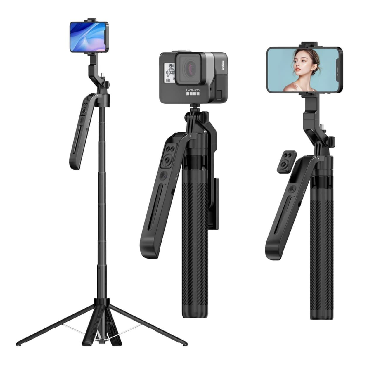 C12 AI Tracking Selfie Stick Tripod
