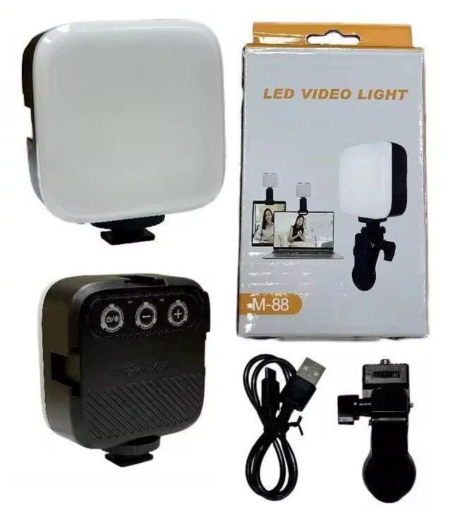 M88 Handheld LED Video Light – Rechargeable Portable Fill Light