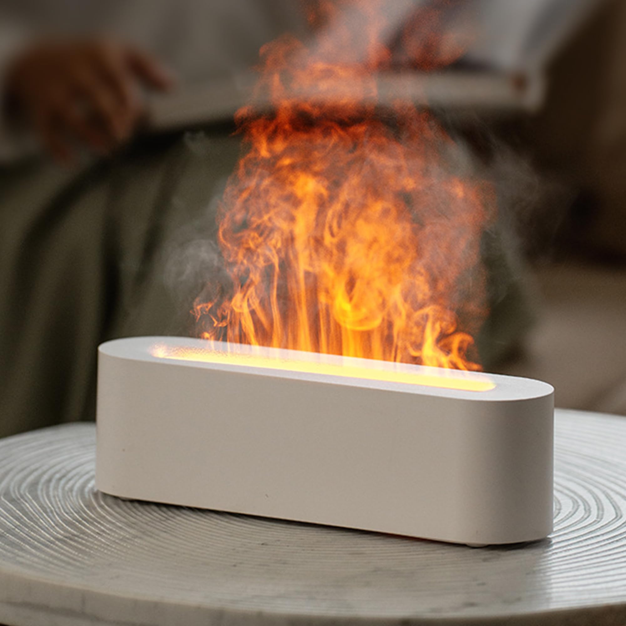 Aroma Humidifier Flame Essential Oil Diffuser